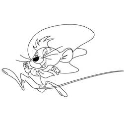 Dibujo para colorear: Speedy Gonzales (Personajes de Dibujos Animados) #30739 - Dibujos para Colorear e Imprimir Gratis