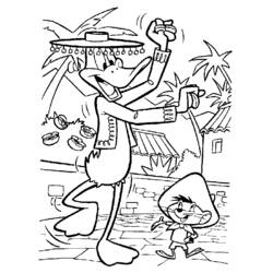 Dibujo para colorear: Speedy Gonzales (Personajes de Dibujos Animados) #30757 - Dibujos para Colorear e Imprimir Gratis