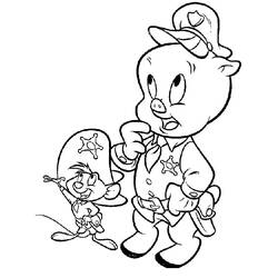 Dibujo para colorear: Speedy Gonzales (Personajes de Dibujos Animados) #30758 - Dibujos para Colorear e Imprimir Gratis
