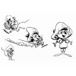 Dibujo para colorear: Speedy Gonzales (Personajes de Dibujos Animados) #30801 - Dibujos para Colorear e Imprimir Gratis