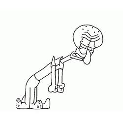 Dibujo para colorear: Squidward Tentacles (Personajes de Dibujos Animados) #220568 - Dibujos para Colorear e Imprimir Gratis