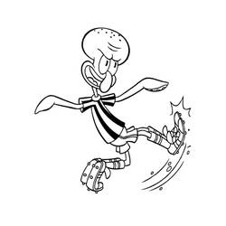Dibujos para colorear: Squidward Tentacles - Dibujos para Colorear e Imprimir Gratis