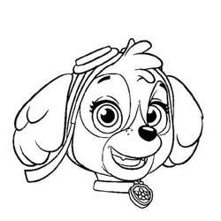 Dibujo para colorear: Stella PAW Patrol (Personajes de Dibujos Animados) #181700 - Dibujos para Colorear e Imprimir Gratis