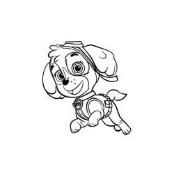 Dibujo para colorear: Stella PAW Patrol (Personajes de Dibujos Animados) #181702 - Dibujos para Colorear e Imprimir Gratis