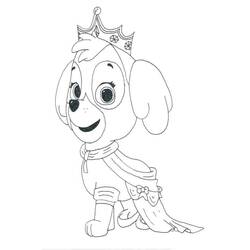 Dibujo para colorear: Stella PAW Patrol (Personajes de Dibujos Animados) #181704 - Dibujos para Colorear e Imprimir Gratis