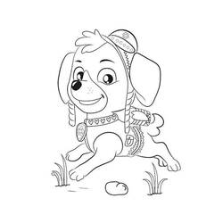 Dibujo para colorear: Stella PAW Patrol (Personajes de Dibujos Animados) #181709 - Dibujos para Colorear e Imprimir Gratis