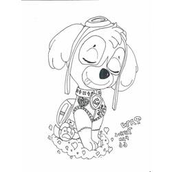 Dibujo para colorear: Stella PAW Patrol (Personajes de Dibujos Animados) #181710 - Dibujos para Colorear e Imprimir Gratis