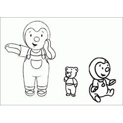 Dibujo para colorear: T'choupi (Personajes de Dibujos Animados) #180317 - Dibujos para Colorear e Imprimir Gratis