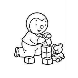 Dibujo para colorear: T'choupi (Personajes de Dibujos Animados) #180326 - Dibujos para Colorear e Imprimir Gratis