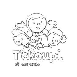 Dibujos para colorear: T'choupi - Dibujos para Colorear e Imprimir Gratis