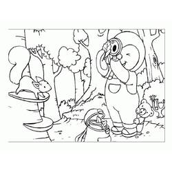 Dibujo para colorear: T'choupi (Personajes de Dibujos Animados) #180334 - Dibujos para Colorear e Imprimir Gratis