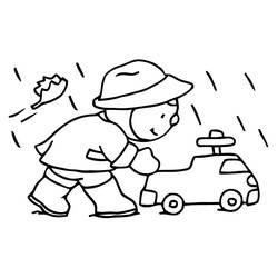 Dibujo para colorear: T'choupi (Personajes de Dibujos Animados) #180337 - Dibujos para Colorear e Imprimir Gratis