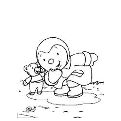 Dibujo para colorear: T'choupi (Personajes de Dibujos Animados) #180345 - Dibujos para Colorear e Imprimir Gratis