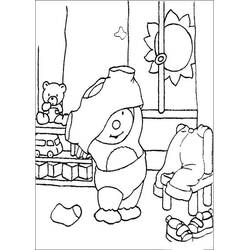 Dibujo para colorear: T'choupi (Personajes de Dibujos Animados) #180351 - Dibujos para Colorear e Imprimir Gratis