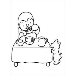 Dibujo para colorear: T'choupi (Personajes de Dibujos Animados) #180353 - Dibujos para Colorear e Imprimir Gratis