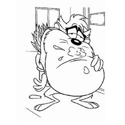 Dibujo Taz (Personajes de Dibujos Animados) #209829 para imprimir y colorear