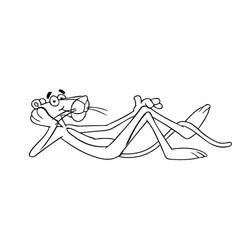 Dibujo para colorear: The Pink Panther (Personajes de Dibujos Animados) #203288 - Dibujos para Colorear e Imprimir Gratis