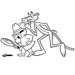 Dibujo para colorear: The Pink Panther (Personajes de Dibujos Animados) #203289 - Dibujos para Colorear e Imprimir Gratis