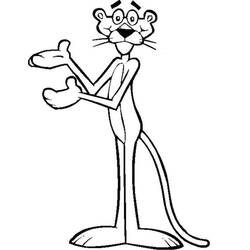 Dibujo para colorear: The Pink Panther (Personajes de Dibujos Animados) #203291 - Dibujos para Colorear e Imprimir Gratis