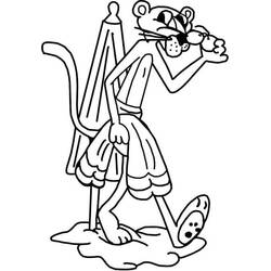 Dibujo para colorear: The Pink Panther (Personajes de Dibujos Animados) #203293 - Dibujos para Colorear e Imprimir Gratis