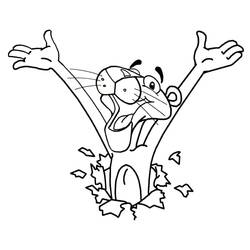 Dibujo para colorear: The Pink Panther (Personajes de Dibujos Animados) #203294 - Dibujos para Colorear e Imprimir Gratis