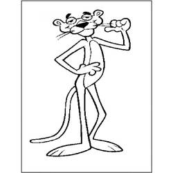 Dibujo para colorear: The Pink Panther (Personajes de Dibujos Animados) #203295 - Dibujos para Colorear e Imprimir Gratis