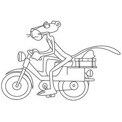 Dibujo para colorear: The Pink Panther (Personajes de Dibujos Animados) #203297 - Dibujos para Colorear e Imprimir Gratis