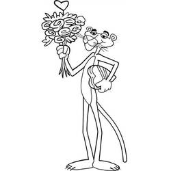 Dibujo para colorear: The Pink Panther (Personajes de Dibujos Animados) #203299 - Dibujos para Colorear e Imprimir Gratis