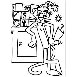 Dibujo para colorear: The Pink Panther (Personajes de Dibujos Animados) #203300 - Dibujos para Colorear e Imprimir Gratis