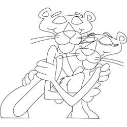 Dibujo para colorear: The Pink Panther (Personajes de Dibujos Animados) #203301 - Dibujos para Colorear e Imprimir Gratis