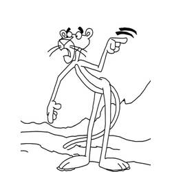 Dibujo para colorear: The Pink Panther (Personajes de Dibujos Animados) #203303 - Dibujos para Colorear e Imprimir Gratis