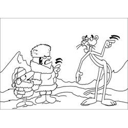 Dibujo para colorear: The Pink Panther (Personajes de Dibujos Animados) #203307 - Dibujos para Colorear e Imprimir Gratis