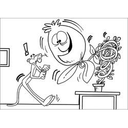 Dibujo para colorear: The Pink Panther (Personajes de Dibujos Animados) #203308 - Dibujos para Colorear e Imprimir Gratis