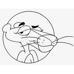 Dibujo para colorear: The Pink Panther (Personajes de Dibujos Animados) #203310 - Dibujos para Colorear e Imprimir Gratis