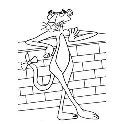 Dibujo para colorear: The Pink Panther (Personajes de Dibujos Animados) #203314 - Dibujos para Colorear e Imprimir Gratis