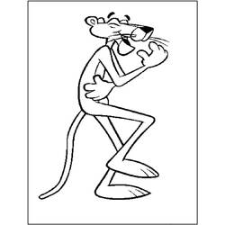 Dibujo para colorear: The Pink Panther (Personajes de Dibujos Animados) #203318 - Dibujos para Colorear e Imprimir Gratis