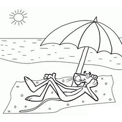Dibujo para colorear: The Pink Panther (Personajes de Dibujos Animados) #203322 - Dibujos para Colorear e Imprimir Gratis