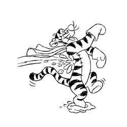 Dibujo para colorear: Tigger (Personajes de Dibujos Animados) #188241 - Dibujos para Colorear e Imprimir Gratis