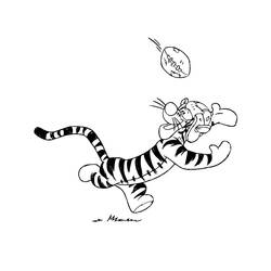 Dibujo para colorear: Tigger (Personajes de Dibujos Animados) #188243 - Dibujos para Colorear e Imprimir Gratis