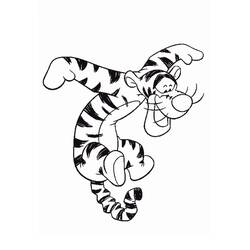 Dibujo para colorear: Tigger (Personajes de Dibujos Animados) #188250 - Dibujos para Colorear e Imprimir Gratis