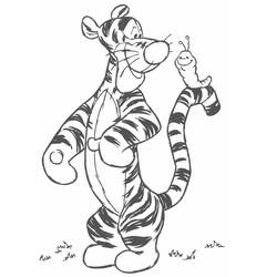 Dibujos para colorear: Tigger - Dibujos para Colorear e Imprimir Gratis