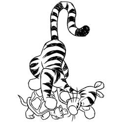 Dibujo para colorear: Tigger (Personajes de Dibujos Animados) #188255 - Dibujos para Colorear e Imprimir Gratis