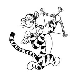 Dibujo para colorear: Tigger (Personajes de Dibujos Animados) #188256 - Dibujos para Colorear e Imprimir Gratis
