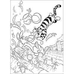 Dibujo para colorear: Tigger (Personajes de Dibujos Animados) #188261 - Dibujos para Colorear e Imprimir Gratis