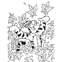 Dibujo para colorear: Tigger (Personajes de Dibujos Animados) #188263 - Dibujos para Colorear e Imprimir Gratis
