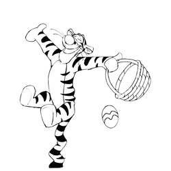 Dibujo para colorear: Tigger (Personajes de Dibujos Animados) #188265 - Dibujos para Colorear e Imprimir Gratis