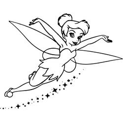 Dibujo para colorear: Tinker Bell (Personajes de Dibujos Animados) #170484 - Dibujos para Colorear e Imprimir Gratis