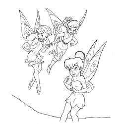 Dibujo para colorear: Tinker Bell (Personajes de Dibujos Animados) #170485 - Dibujos para Colorear e Imprimir Gratis