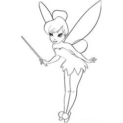 Dibujos para colorear: Tinker Bell - Dibujos para Colorear e Imprimir Gratis