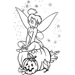 Dibujo para colorear: Tinker Bell (Personajes de Dibujos Animados) #170500 - Dibujos para Colorear e Imprimir Gratis